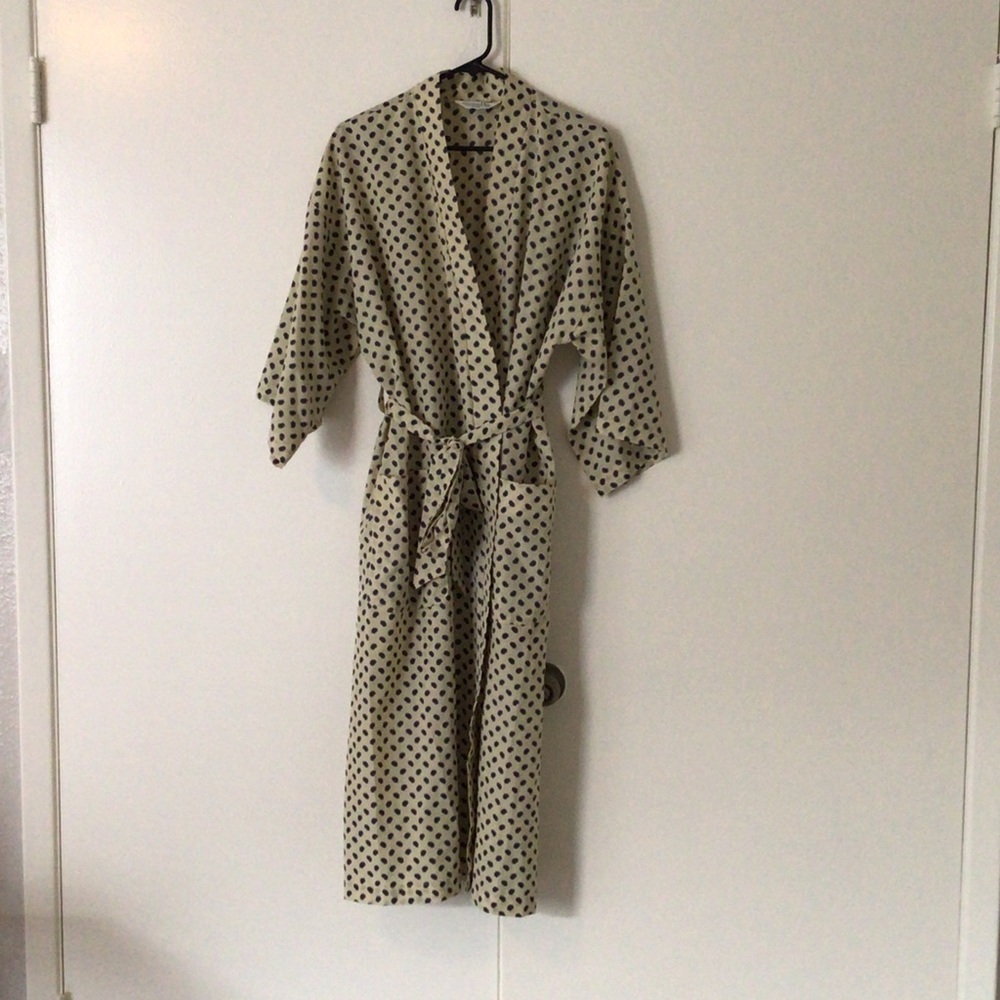 Christian Dior paisley dressing gown vintage